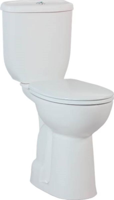 Toiletpot Staand Verhoogd +8 Cm Wit Compleet (Pk) Creavit
