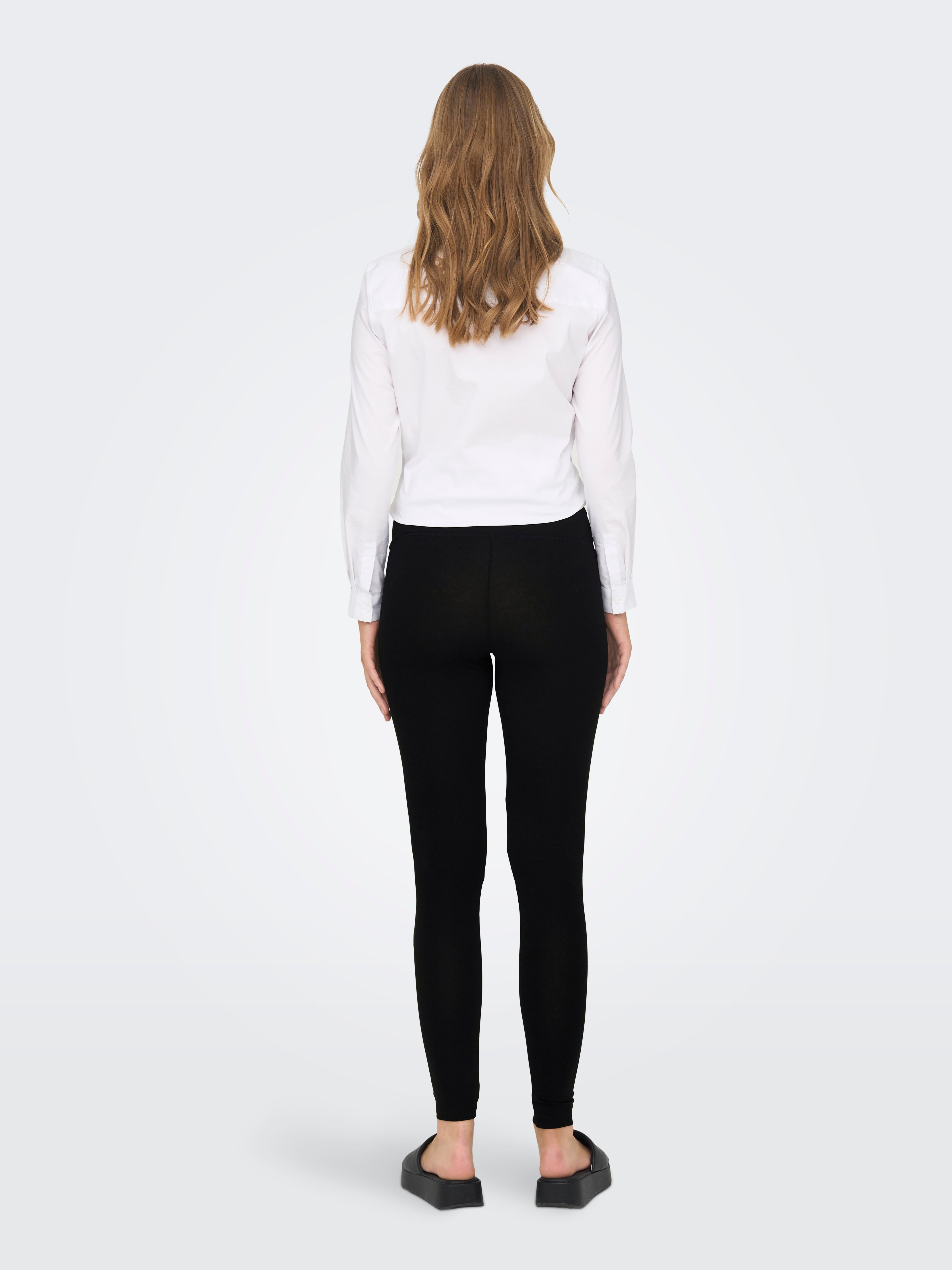 OLMLOVELY Hohe Taille Slim Fit Leggings Black
