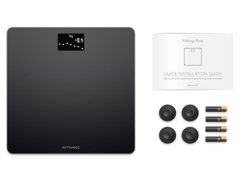 Withings Personenwaage Body Schwarz Diagnosewaage