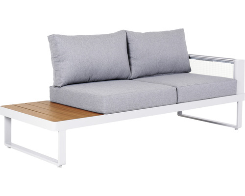 Garden Place Chiara 6-persoons tuinmeubelset bestaande uit: Tafel, aluminium, wit