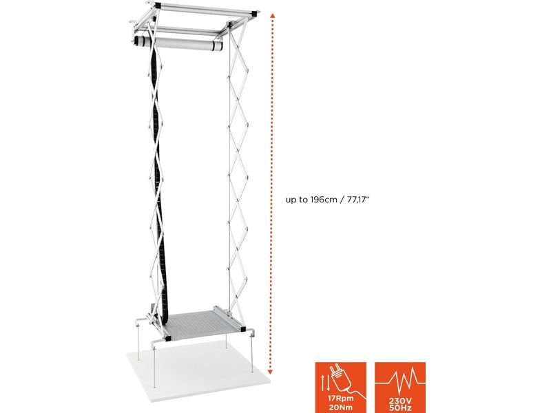 Celexon Deckenhalterung PL2000 Plus Grau ausfahrbar bis 196cm