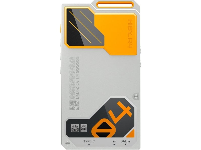 HiBy HiRes-Player R4 Orange; Silber 4-Wege Hi-Fi Android DAP