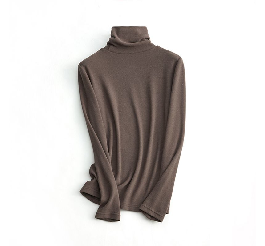 Fairy Essential - T-shirt met lange mouwen en mockneck, effen