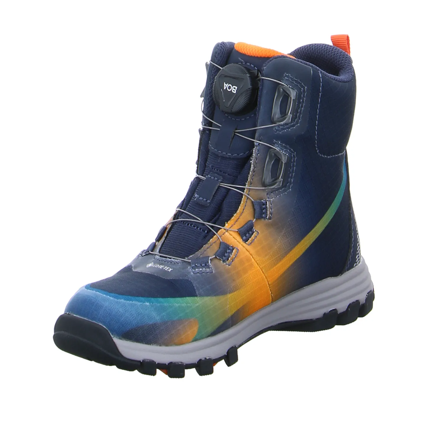 VADO Kleinkinder-Snowboot  Membran Grau Textil  Schneestiefel Junge