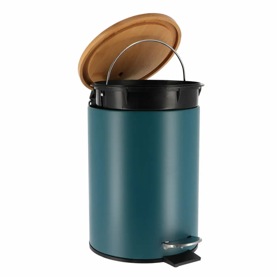 Tendance Badkamer prullenbak Bamboo vibe - soft close - 3 ltr