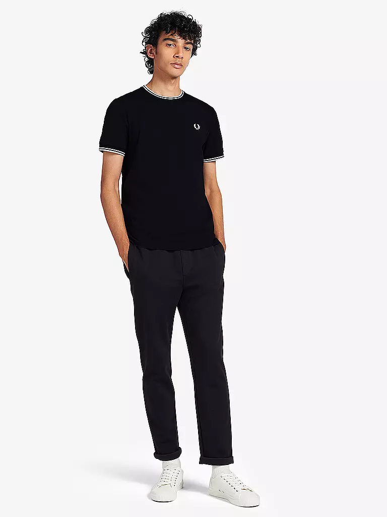 FRED PERRY T-Shirt schwarz