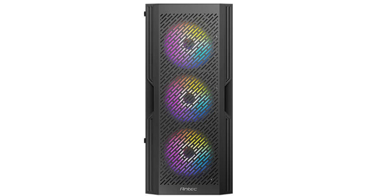 AntecAX20 midi tower behuizing  (Zwart | 3x USB-A | Tempered Glass)