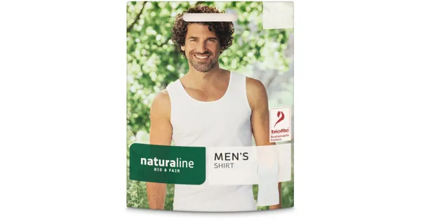 Naturaline Textil Herren Shirt weiss M