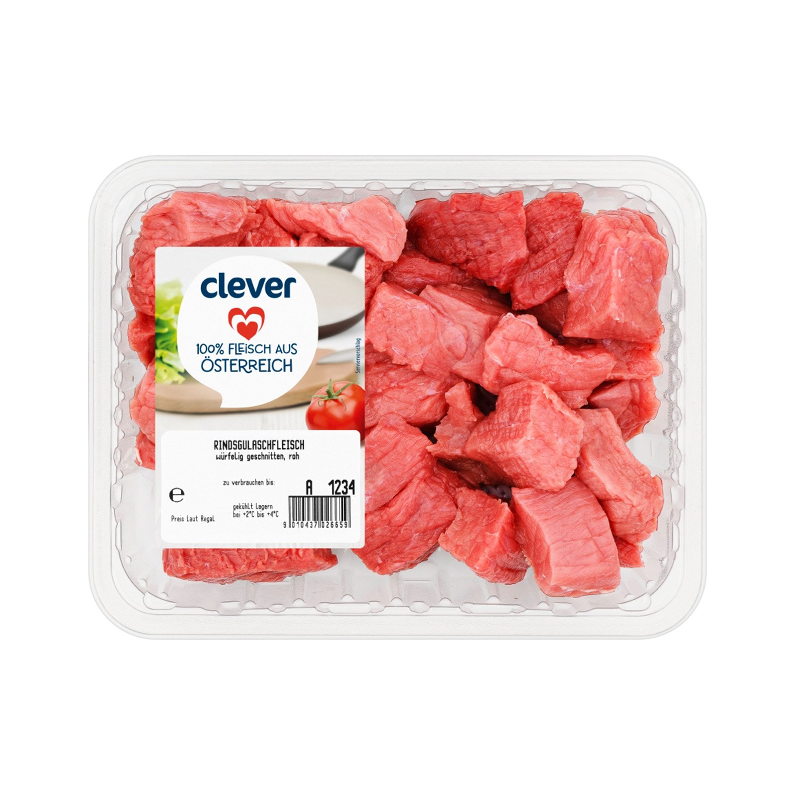 Clever Rindergulasch würfelig