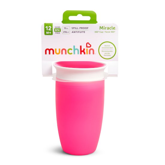 Tasse Miracle® 12 mois et +   Rose        de               Munchkin