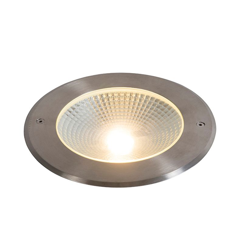 Moderne grondspot staal incl. LED 20W - Bridge