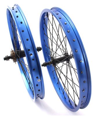Jeu de Roues BMX CHRIS BÖHM 20 Pouces Bleu KHEbikes