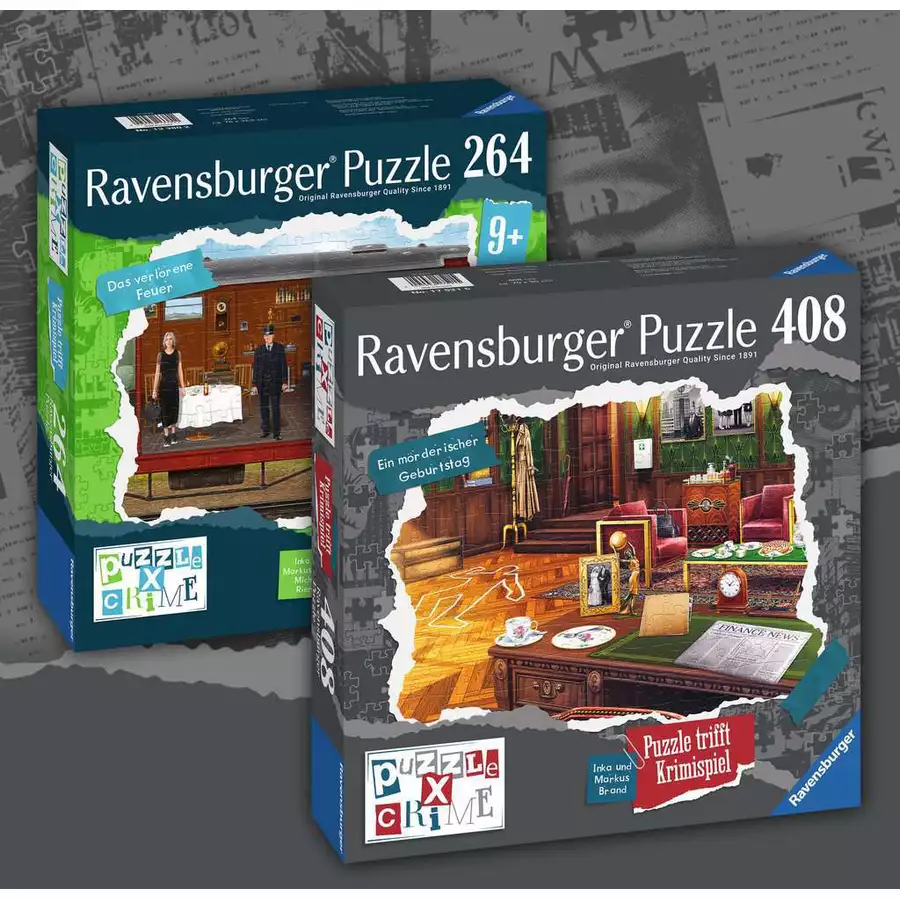 Ravensburger Puzzle X Crime: Das verlorene Feuer bunt