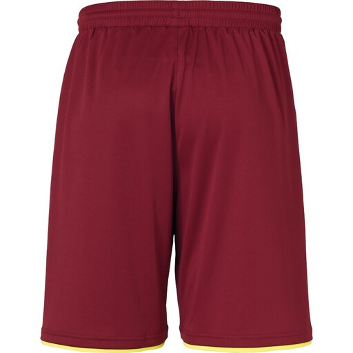 Calções Club Bordô/Amarelo Fluorescente Uhlsport