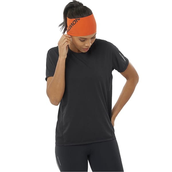 T-shirt trail SALOMON SENSE AERO SS TEE W DEEP BLACK