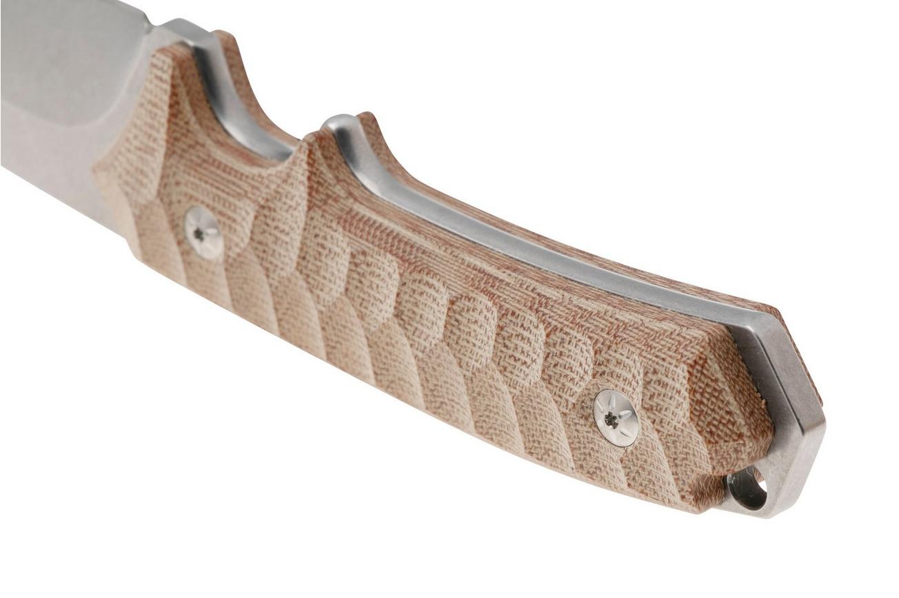 Mercury Ranger 923-23-3VCNC Stonewashed Sleipner, Green Canvas Micarta, bushcraftmes