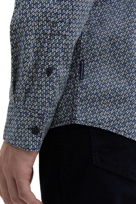 Tom Tailor blauwe heren overhemd