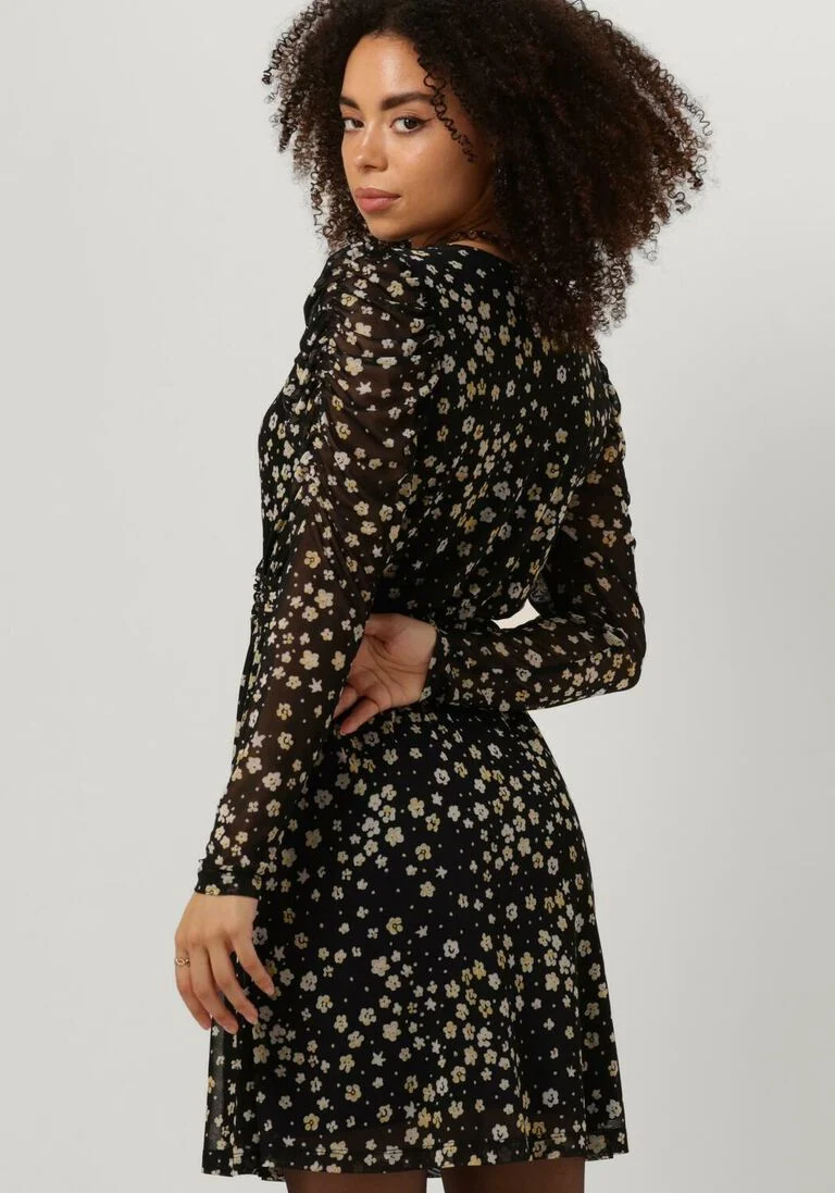 FABIENNE CHAPOT zwarte fabienne chapot mini jurk flake dress