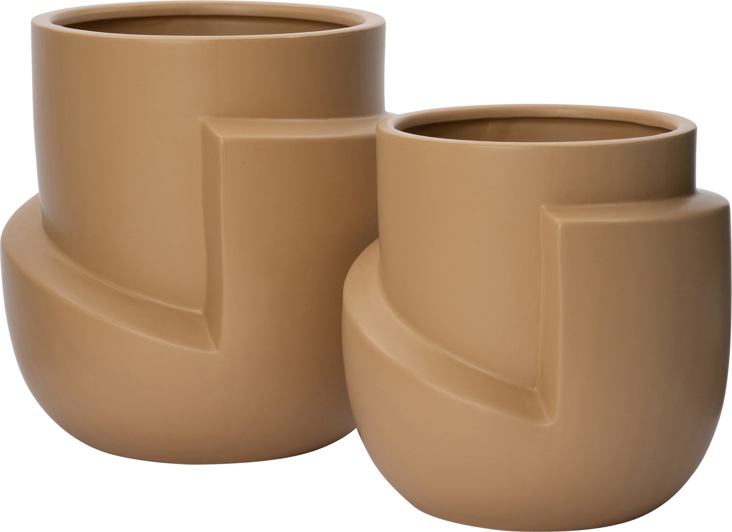 Intratuin bloempot Unni bruin D 25 H 25 cm