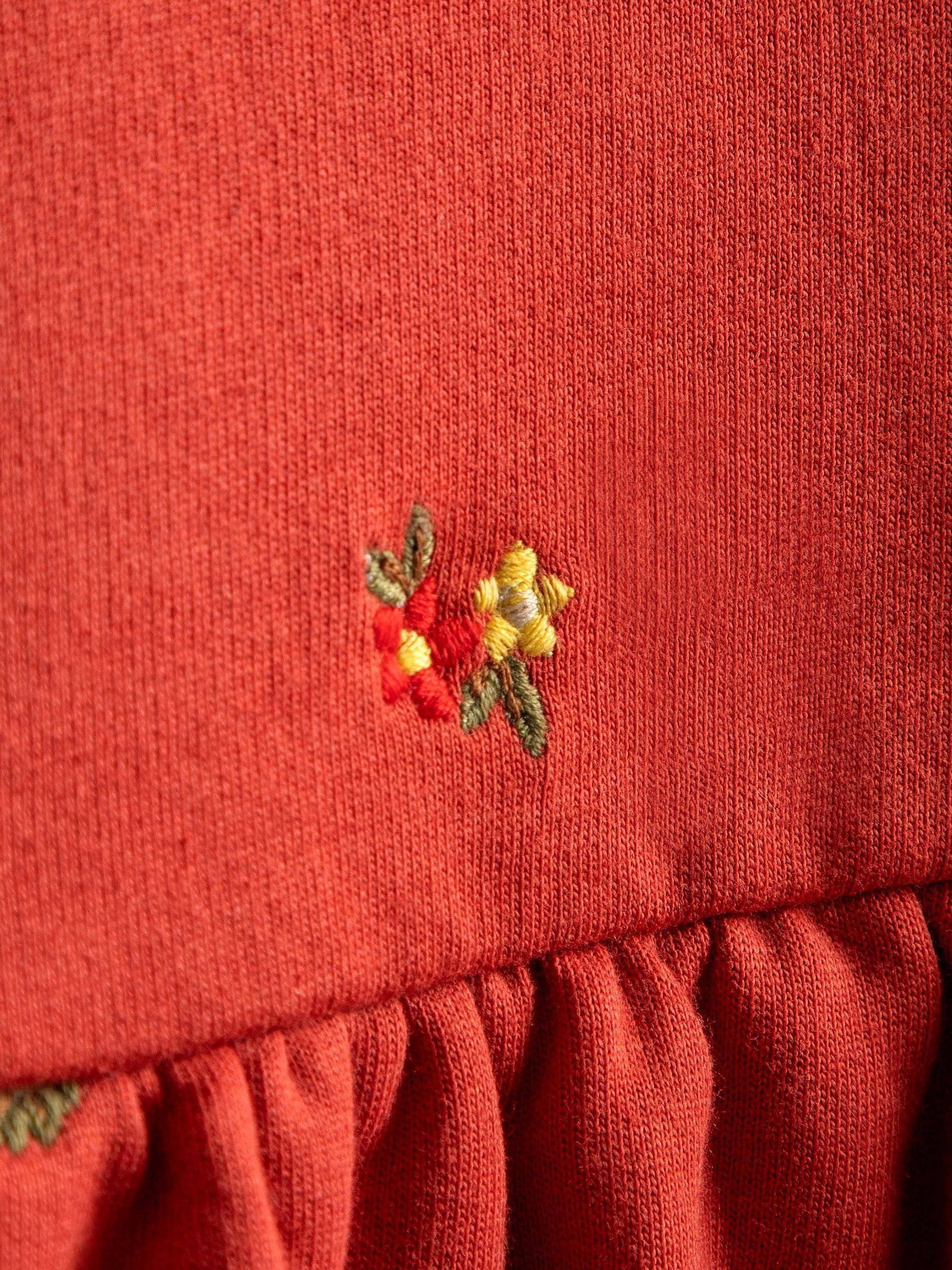 JoJo Maman Bébé Embroidered Sweat Dress with Collar