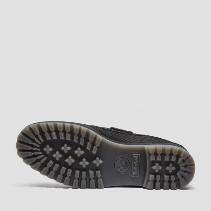 Timberland x A-COLD-WALL* Future73 Sapato Náutico Feminino com 3 Ilhós, Costurado à Mão, na cor Preta