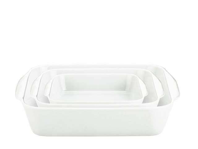 Pillivuyt Kvadratfadsæt nr. 2, 3 og 4 White