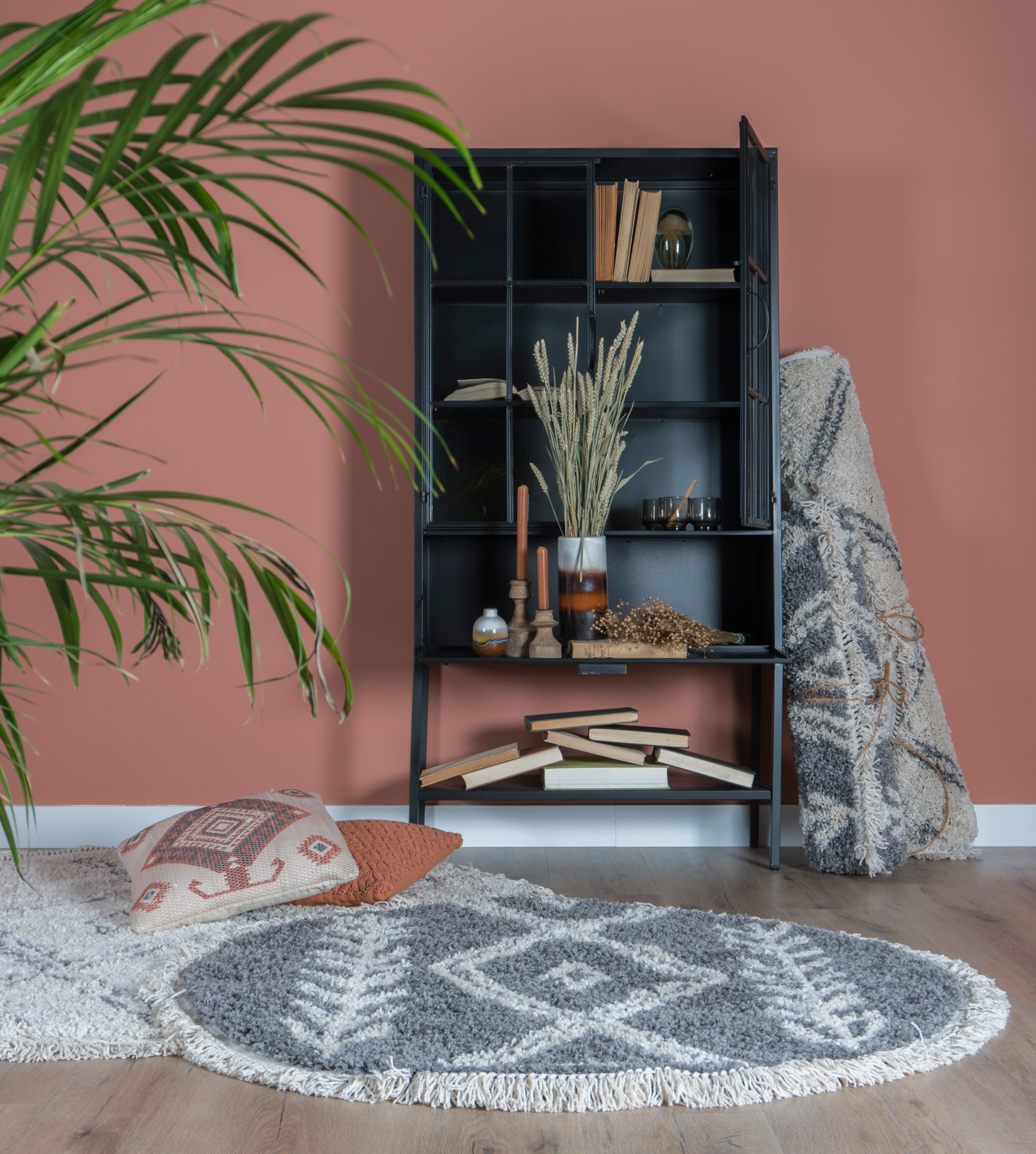 karpet Rabat grey 160cm rond