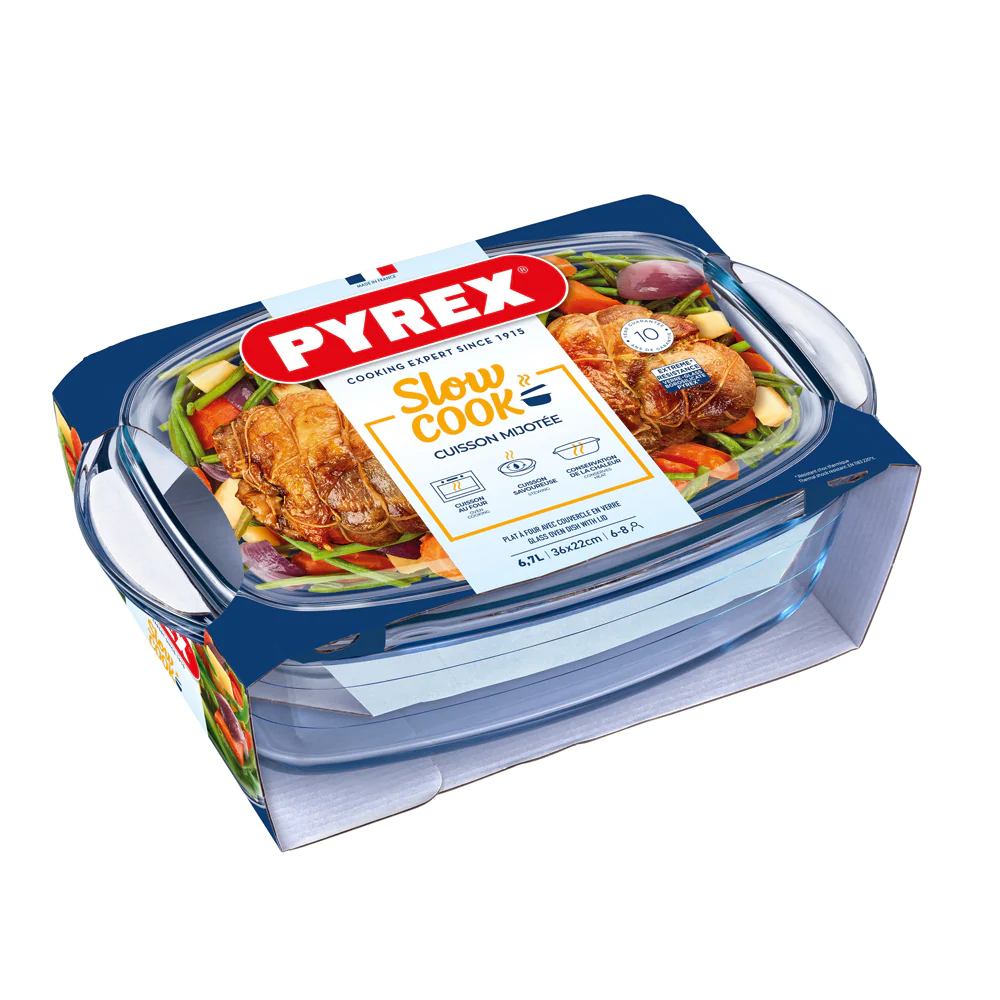 Cocotte rectangulaire Essentials 37 x 22 cm Pyrex