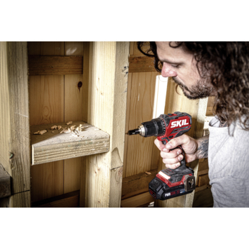 SKIL 20V accuboormachine compact brushless (60Nm) 3065GA + 2,0Ah accu + snellader