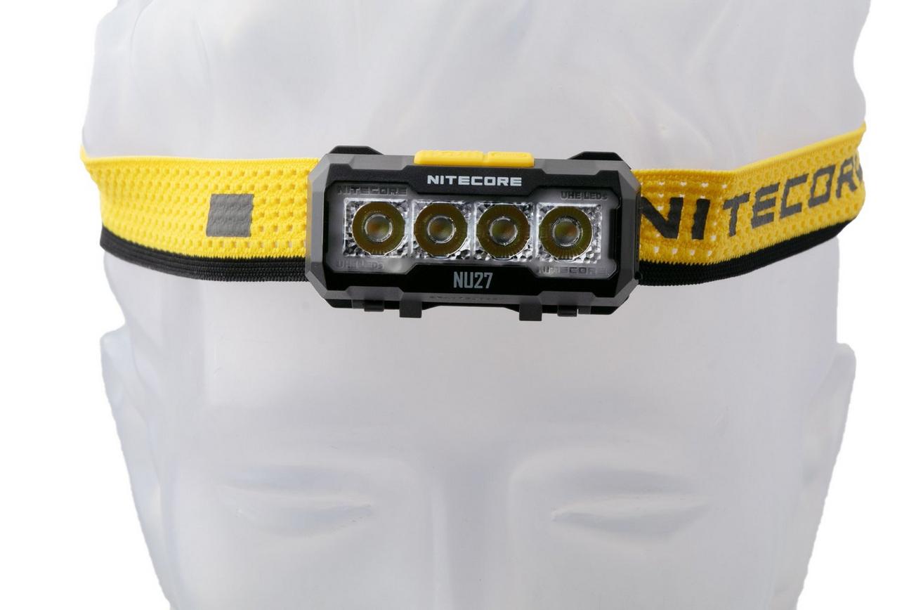 Nitecore NU27 MCT UHE LED, oplaadbare hoofdlamp, 600 Lumen