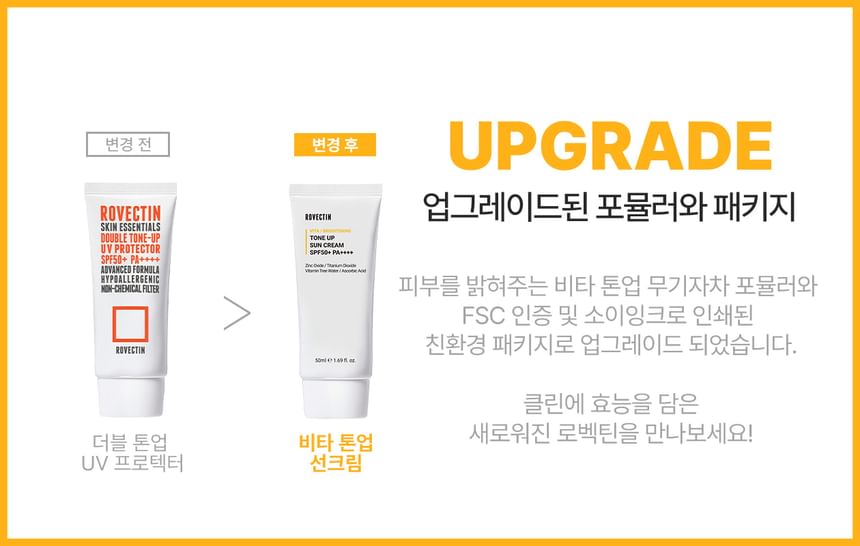 ROVECTIN - Vita Tone Up Zonnecrème