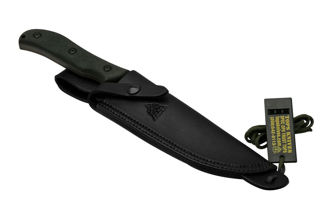 TOPS Knives Silent Hero 3, HERO-03-SH survivalmes, Anton Du Plessis design