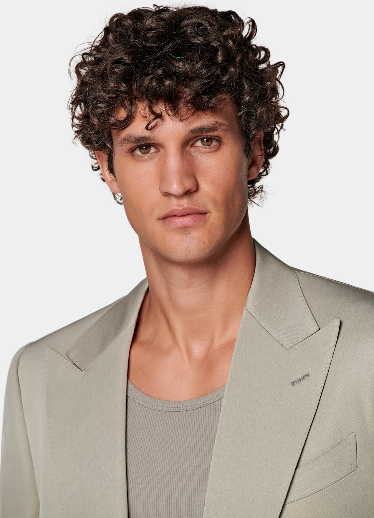 Costume Milano coupe Tailored vert clair