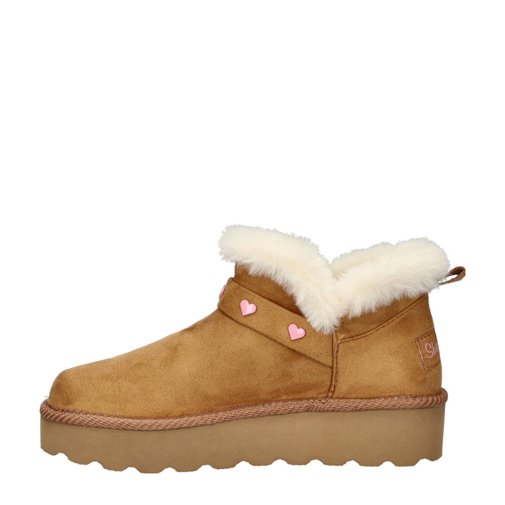 Skechers GlamSlam Hienkelboots cognac