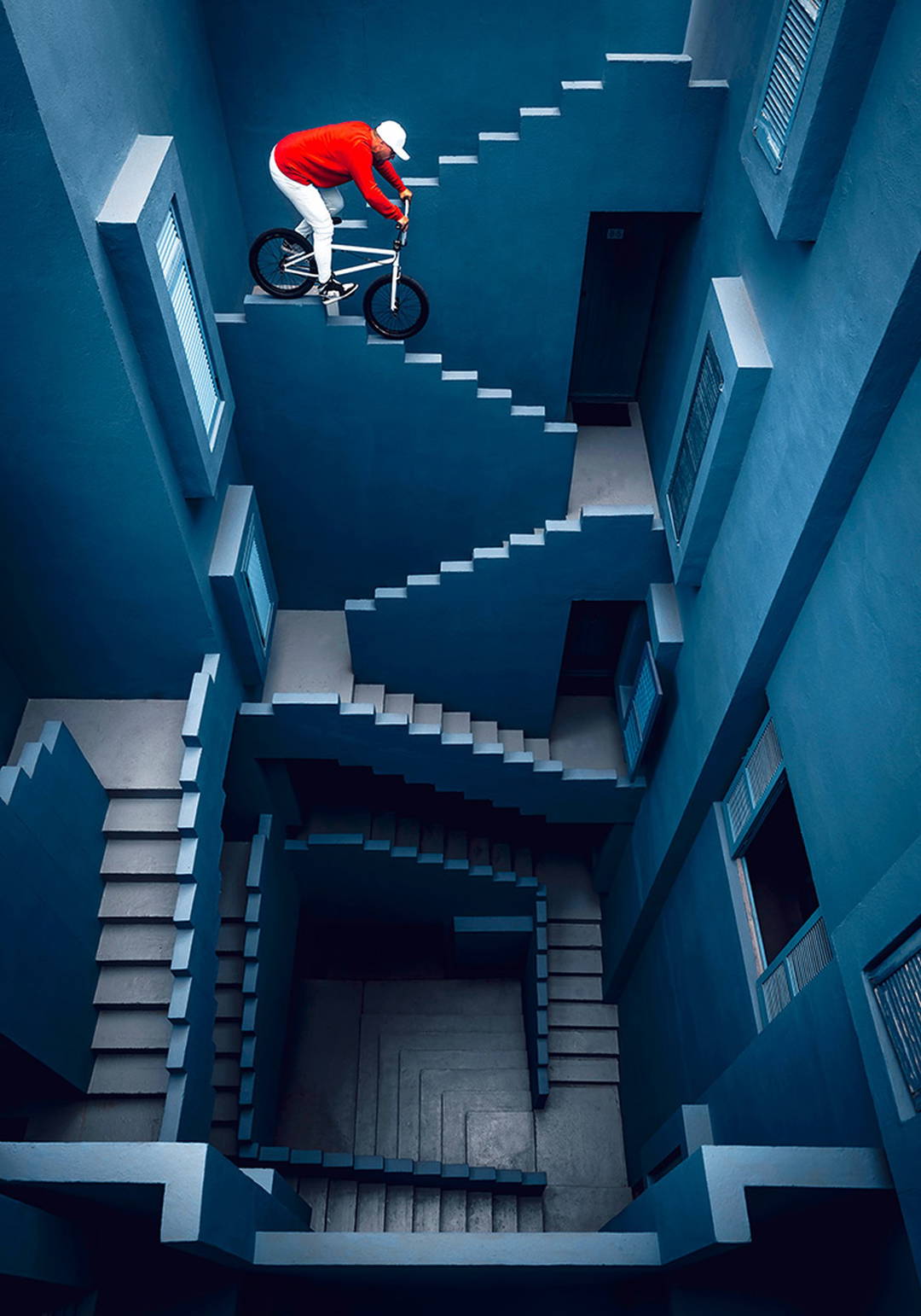 Escher´s Stairs by Lorenz Holder - Limited Edition. Edition of: 150. Signed.