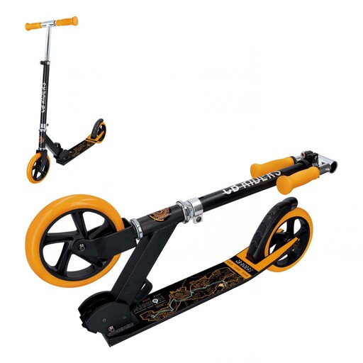 Patinete dobrável de alumínio para crianças de 3 anos, com 2 rodas e 18 cm de diâmetro, da marca CB Riders.