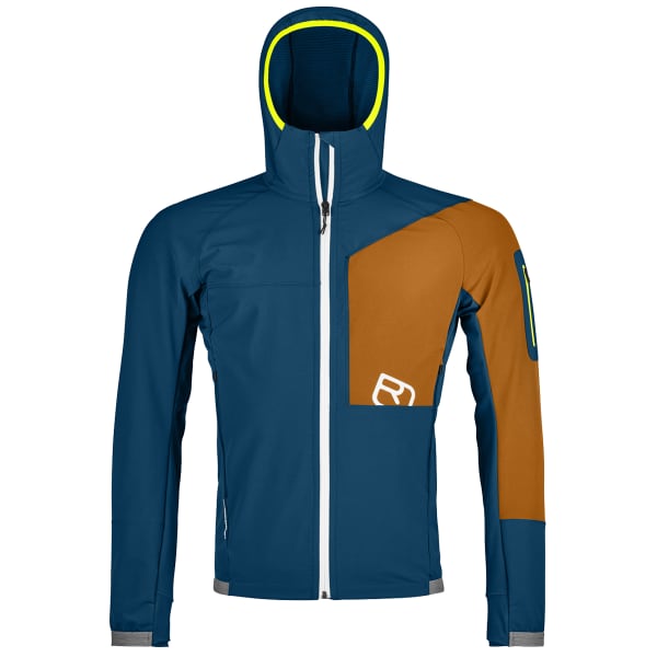 Veste softshell ORTOVOX BERRINO HOODED JACKET PETROL BLUE