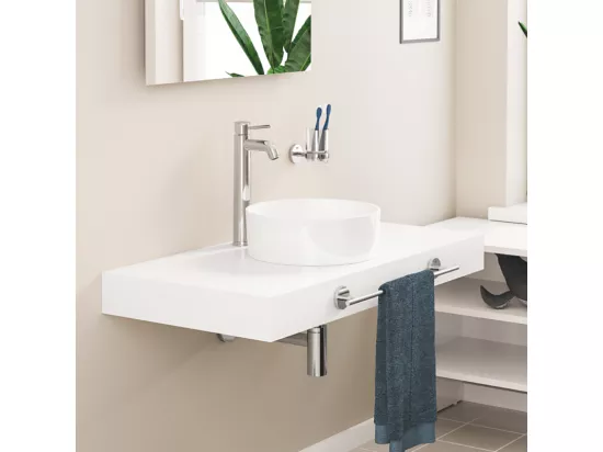 Mitigeur vasque GROHE Quickfix Start Classic taille XL chromé + microfibre