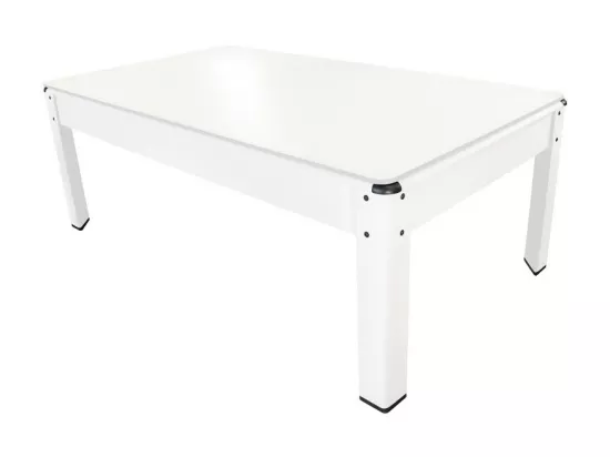 Billard Américain HARMONY 6Ft - 206,5 x 116,5 x 80 cm avec accessoires et plateau dînatoire - Couleur Ivoire
