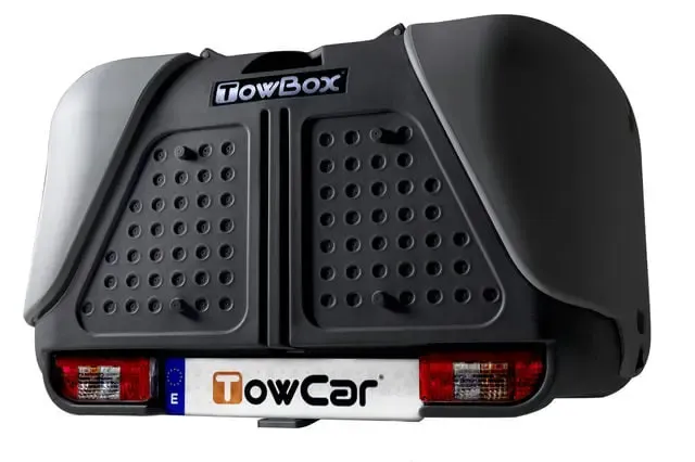 TowBox Anhængerboks V2 Black Edition - 390 liter