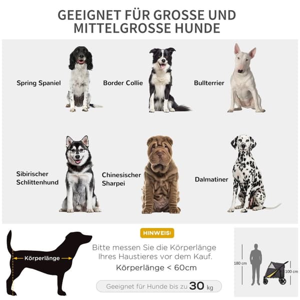 Hundevogn, Hundevogn Med Pute, Sammenleggbar Kattevogn Med Nettingvindu, Sikkerhetsbånd, Sidelomme, Oxford-Stoff, Mørkegrå