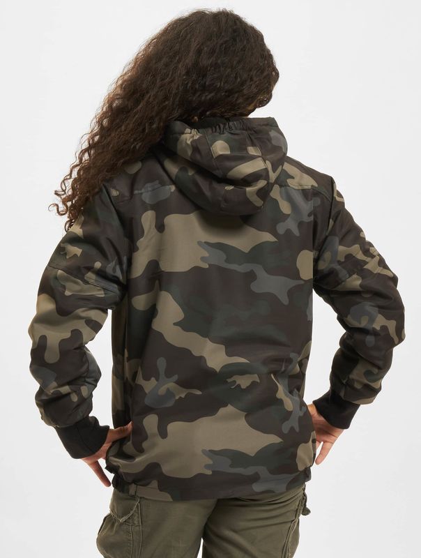 Brandit Jas Groen - Warme Fleece Voering met Wind- en Waterafstotend Materiaal