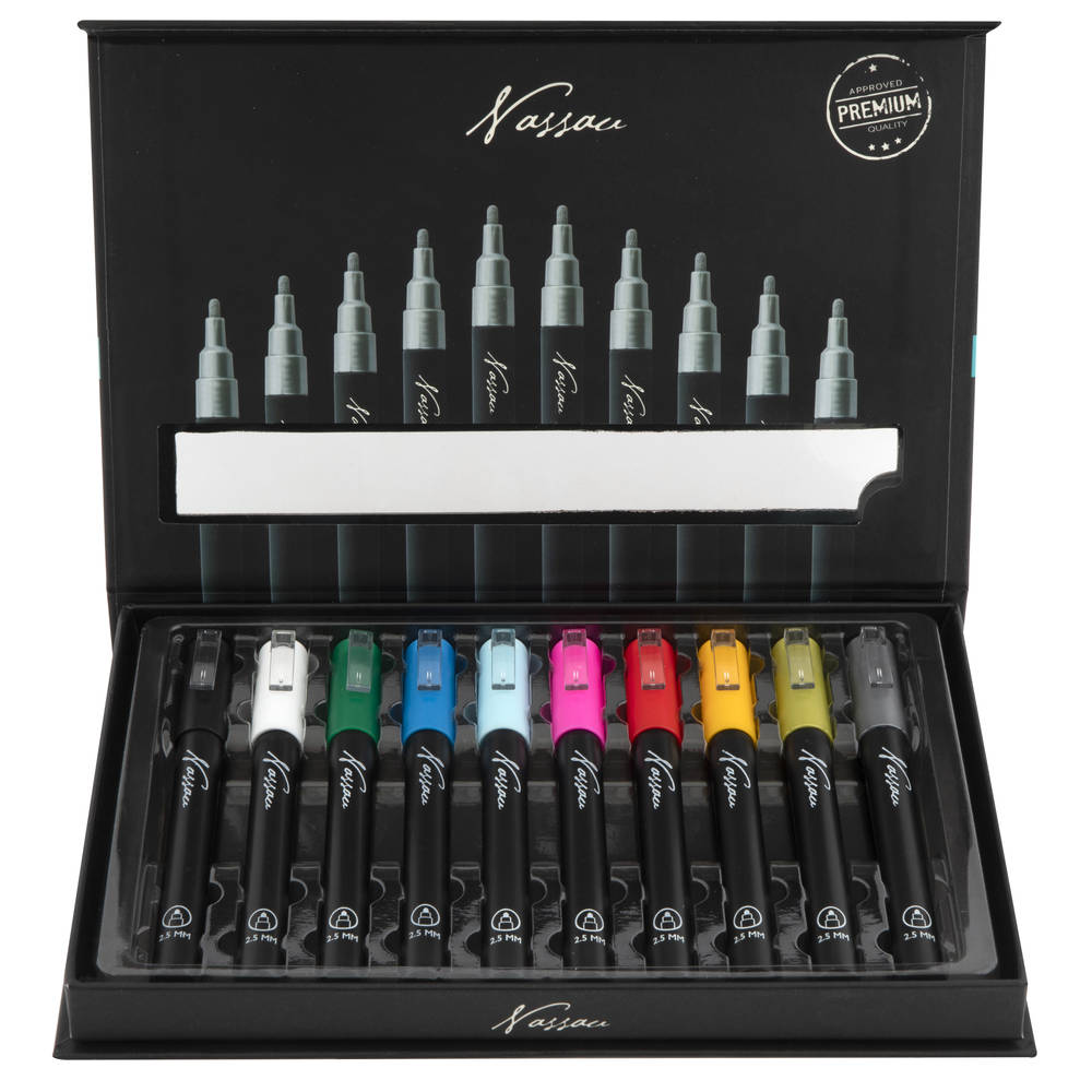 Acrylic stiften - 10 stuks