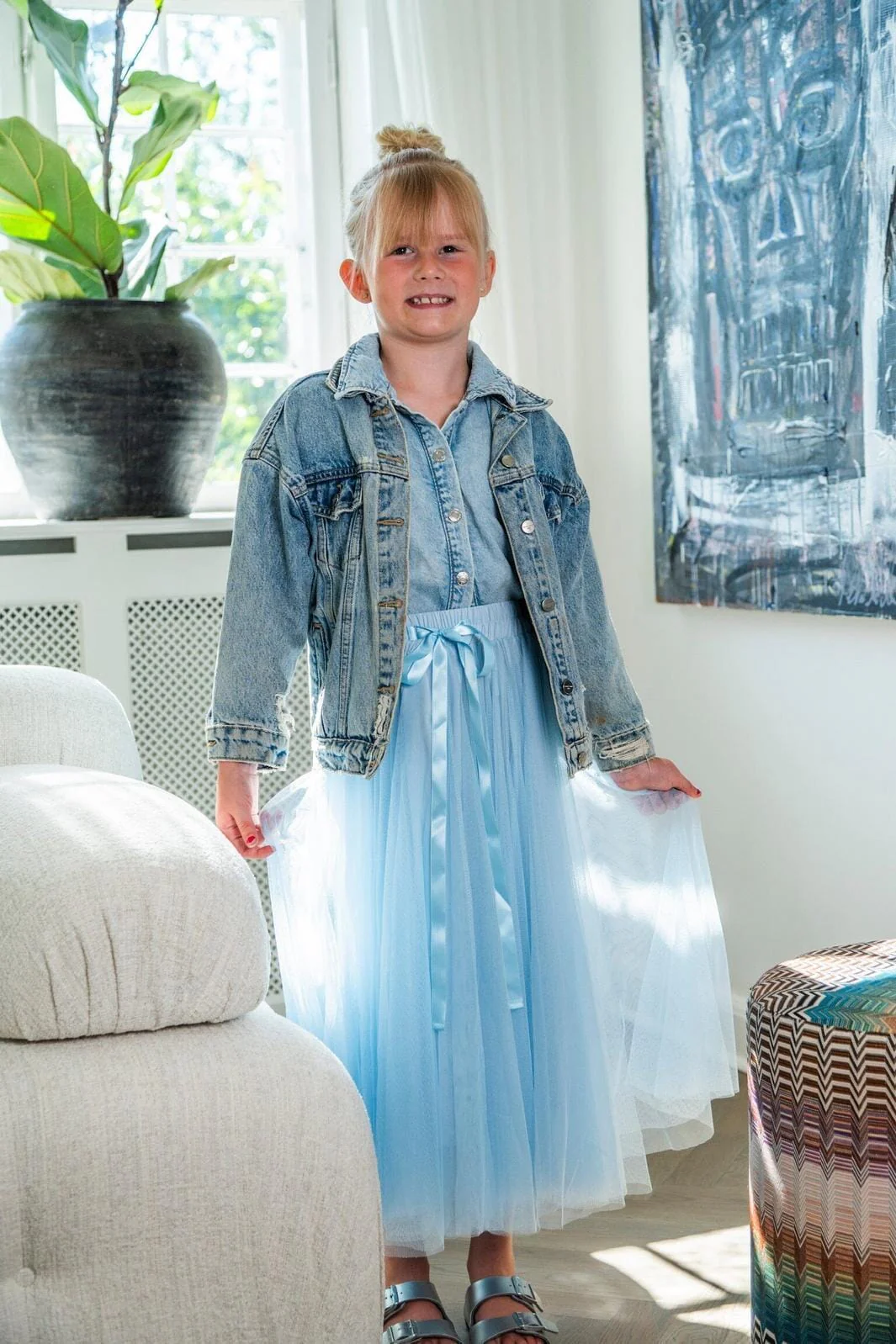 EMM Copenhagen Kids Daisy Skirt blue