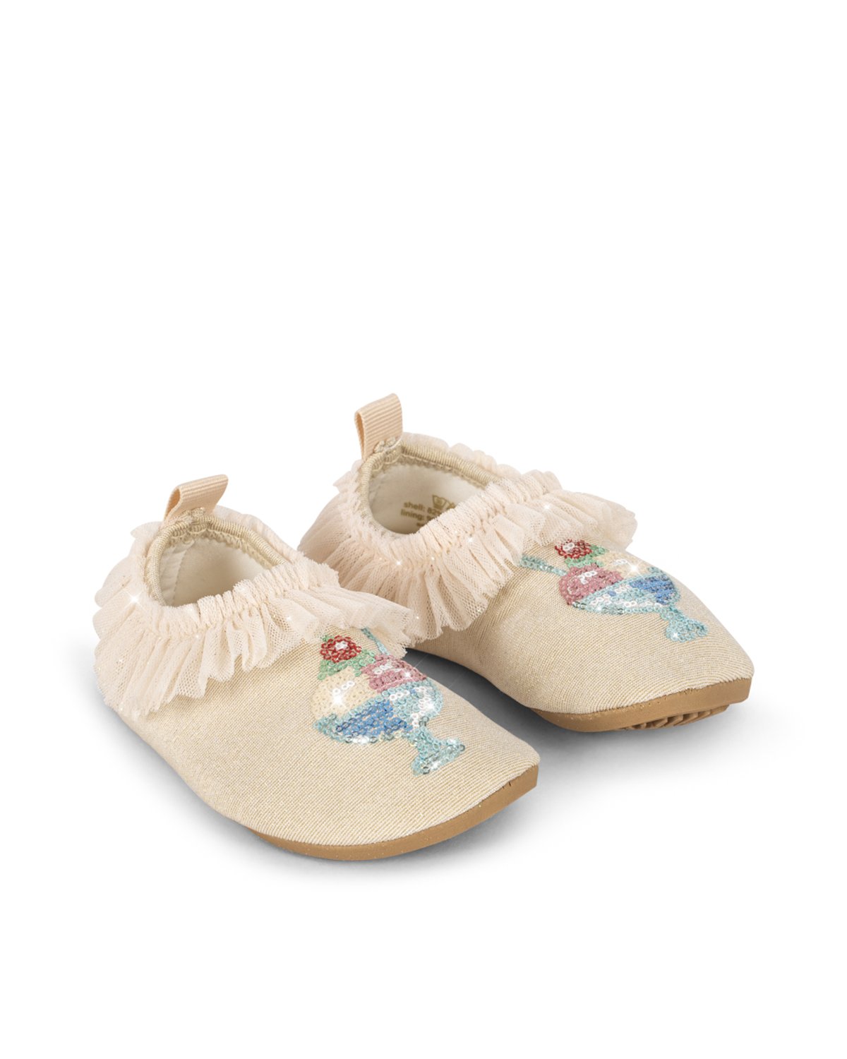 Badesko med Volang – Sklisikker Såle | Amandine Frill Shoes