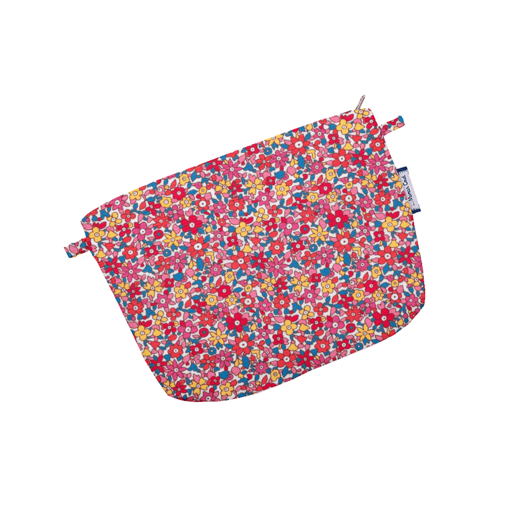 Mini Pochette Tissu Cocktail De Fleurs