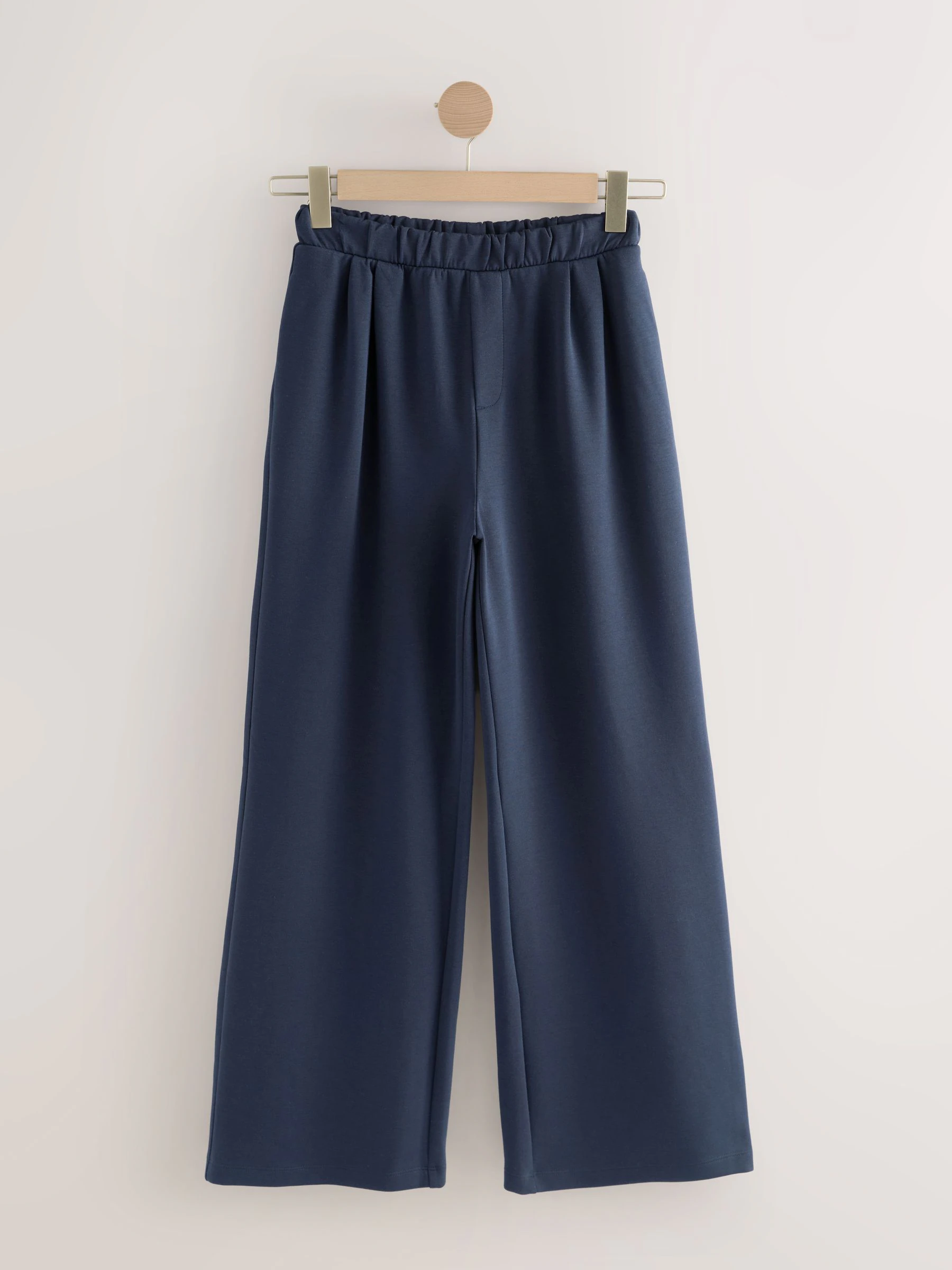 Marineblauw - Cotton Rich Ultimate Comfort Wide Leg Joggers