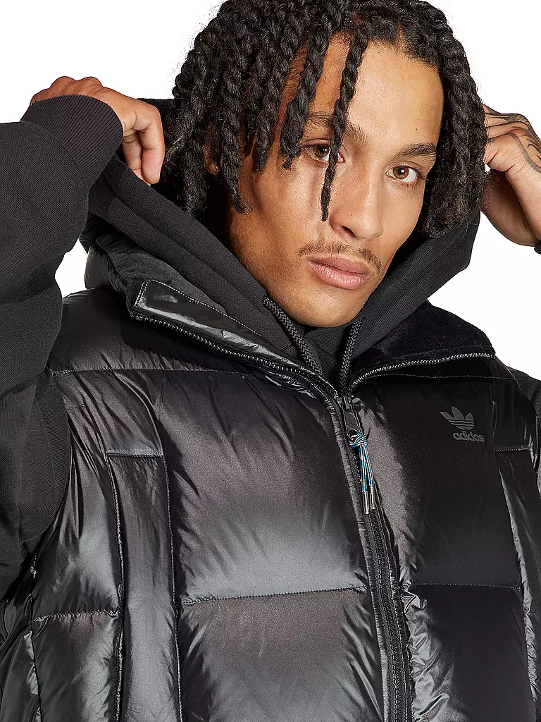 ADIDAS ORIGINALS Daunensteppgilet schwarz