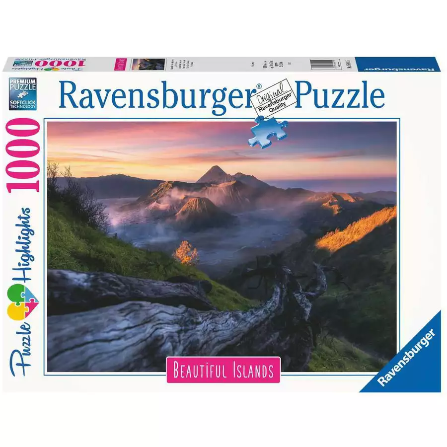 Ravensburger Stratovulkan Bromo, Indonesien​ bunt