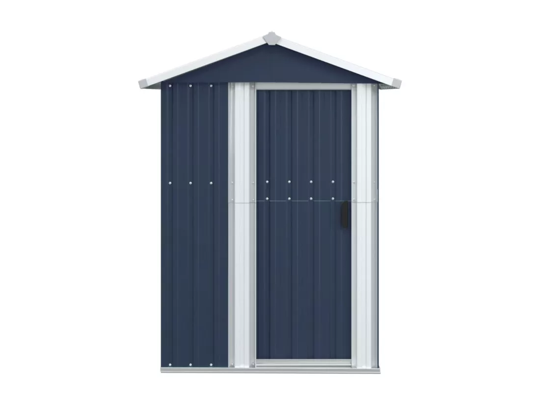 Abri de jardin Anthracite 126x97,5x177 Acier galvanisé